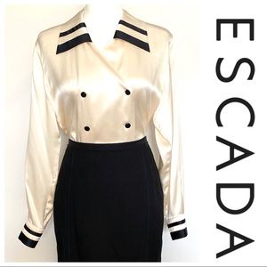 ESCADA 100% SILK BLOUSE VINTAGE